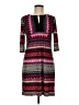 Sandra Darren Print Pink Casual Dress Size 6 - photo 1