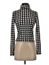 Aqua Houndstooth Silver Long Sleeve Turtleneck Size S - photo 1