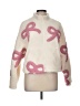 VICI 100% Polyester Ivory Pink Pullover Sweater Size M - photo 1