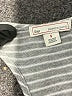 Gap 100% Rayon Stripes Gray Casual Dress Size S - photo 7