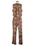 Veronica M. Paisley Brown Jumpsuit Size L - photo 2