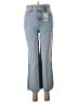 Topshop 100% Cotton Color Block Blue Jeans Size 26 waist - photo 1