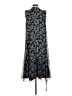 Ann Taylor LOFT 100% Polyester Paisley Blue Cocktail Dress Size S - photo 2