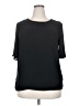 Ann Taylor LOFT 100% Polyester Black Short Sleeve Blouse Size 18 - photo 1