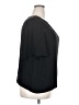 Ann Taylor LOFT 100% Polyester Black Short Sleeve Blouse Size 18 - photo 4