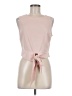 Miss Selfridge 100% Polyester Pink Sleeveless Blouse Size 8 - photo 1