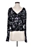 Express 100% Rayon Black Long Sleeve Blouse Size S - photo 1