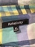 Relativity 100% Cotton Plaid Blue Long Sleeve Button-Down Shirt Size XL - photo 7