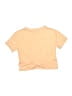Zella Yellow Pink Short Sleeve Top Size 8 - photo 2