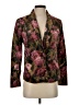 Mia Joy Floral Burgundy Blazer Size XXS - photo 1