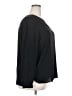 Ann Taylor LOFT 100% Polyester Black Long Sleeve Blouse Size XXL - photo 4