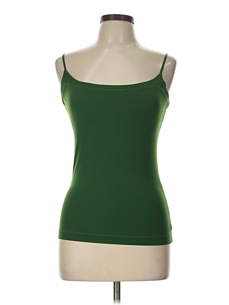 Pre-owned The Limited Sleeveless Top Green Square Neckline Tops