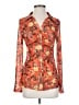 Unbranded Orange Long Sleeve Blouse Size S - photo 1