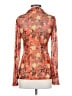Unbranded Orange Long Sleeve Blouse Size S - photo 2