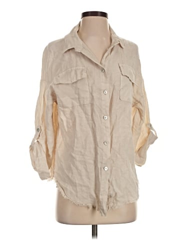 Tempo Paris 3/4 Sleeve Button-Down Shirt (view 1)