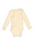 Carter's Ivory Long Sleeve Onesie 0-3 MO / 3 MO - photo 2