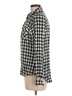 Matilda Jane 100% Rayon Checkered-gingham Black Long Sleeve Button-Down Shirt Size M - photo 5