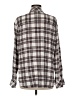 Treasure & Bond Plaid Gray Long Sleeve Button-Down Shirt Size M - photo 2
