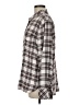 Treasure & Bond Plaid Gray Long Sleeve Button-Down Shirt Size M - photo 5