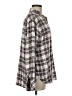 Treasure & Bond Plaid Gray Long Sleeve Button-Down Shirt Size M - photo 4