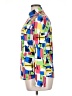 IBKUL Color Block Blue Long Sleeve Blouse Size XL - photo 5
