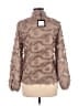 Claudia Strater 100% Polyester Brown Long Sleeve Blouse Size 34 waist - photo 2