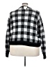 ELOQUII Elements 100% Acrylic Checkered-gingham Black Cardigan Size 22 - 24 - photo 2