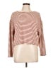 perfectwhitetee 100% Cotton Stripes Brown Pullover Sweater Size L - photo 1