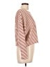 perfectwhitetee 100% Cotton Stripes Brown Pullover Sweater Size L - photo 4