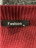 Fashion Solid Burgundy Pullover Sweater Size XL - photo 7