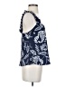 Express 100% Polyester Blue Sleeveless Blouse Size XS - photo 4