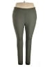 wonderly Solid Green Active Pants Size 3X - photo 1