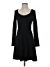 Unbranded 100% Polyester Solid Black Casual Dress Size S - photo 1