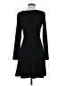 Unbranded 100% Polyester Solid Black Casual Dress Size S - photo 2
