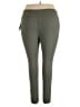 wonderly Solid Green Active Pants Size 3X - photo 2