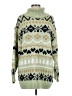 By Anthropologie Print Green Pullover Sweater Size M - photo 1
