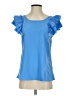 Assorted Brands Blue Short Sleeve Top Size XS - photo 1