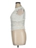 Elodie Silver Short Sleeve Top Size XL - photo 5