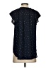 Ann Taylor LOFT 100% Polyester Stars Black Sleeveless Blouse Size S - photo 2