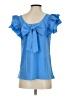 Assorted Brands Blue Short Sleeve Top Size XS - photo 2