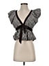 Zara 100% Polyester Black Sleeveless Blouse Size S - photo 1