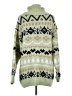 By Anthropologie Print Green Pullover Sweater Size M - photo 2