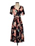 Ella Mara Floral Black Casual Dress Size S - photo 1