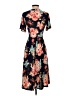 Ella Mara Floral Black Casual Dress Size S - photo 2
