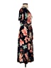 Ella Mara Floral Black Casual Dress Size S - photo 4