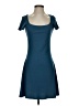 Alya Solid Teal Casual Dress Size S - photo 1