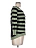 Charlotte 100% Cotton Stripes Green Pullover Sweater Size L - photo 4