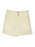 OVERLOVER 100% Cotton Solid Ivory Khaki Shorts Size XS - photo 1