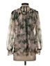 ALLSAINTS Green Long Sleeve Blouse Size 0 - photo 2