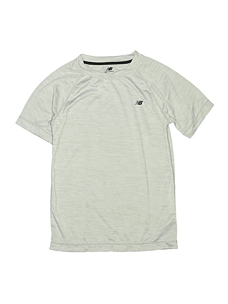 Pre-owned New Balance Kids' Active T-shirt In Green